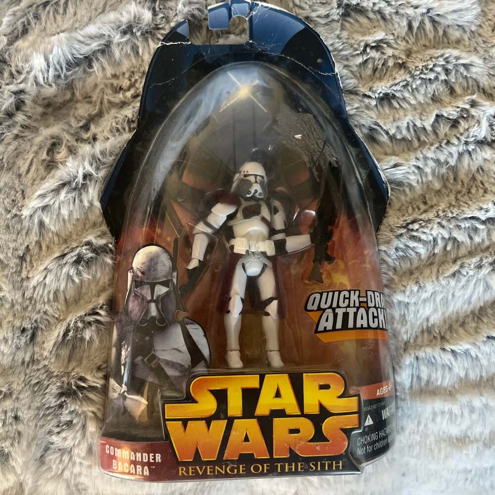 Star Wars Revenge of the Sith Commander Bacara Quick-Draw Attack